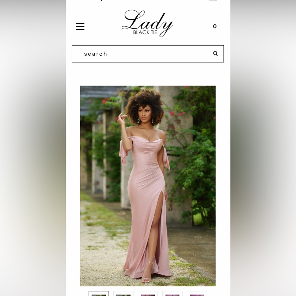 Pink Cinderella Dress from Lady Black Tie
